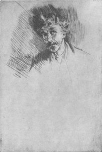 Whistler con il ciuffo bianco da James Abbott McNeill Whistler