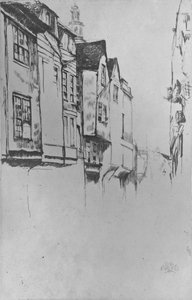 Wych Street, 1877 da James Abbott McNeill Whistler