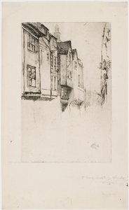 Wych Street, Londra, 1877 da James Abbott McNeill Whistler