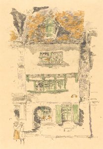 Casa Gialla, Lannion, 1893 da James Abbott McNeill Whistler