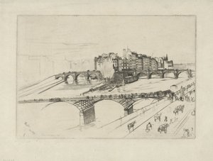 Île de la Cité da James Abbott McNeill Whistler