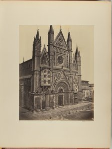 La facciata del Duomo di Orvieto da James Anderson