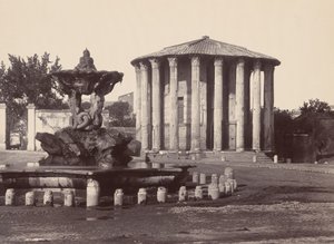 Tempio di Vesta e Fontana, Roma da James Anderson