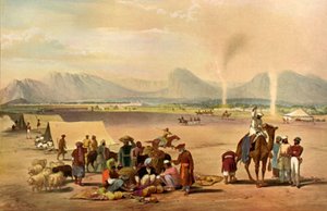 La città di Kandahar vista da sud verso la montagna Baba Wali, c1840, 1901