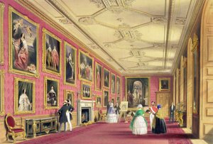 La Sala Vandyke, Castello di Windsor da James Baker (after) Pyne
