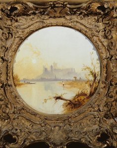 Vista del Castello di Windsor dal Tamigi da James Baker Pyne
