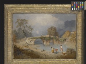 Schiarita per bel tempo, Beddgelert, Galles del Nord da James Baker Pyne
