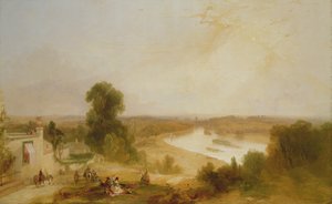 Veduta del fiume Tamigi da Richmond Hill, 1835 da James Baker Pyne