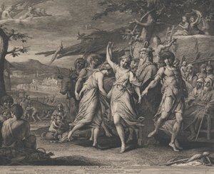 Un raccolto greco (Progetti per le pareti della Grande Sala della Società per l