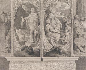 Sua Maestà Raccomanda una Legge (Progetti per le Pareti della Grande Sala della Società per l