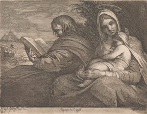 Riposo in Egitto da James Barry
