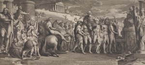 I Diagoridi Vincitori a Olimpia (Progetto per le Pareti della Grande Sala della Società per l