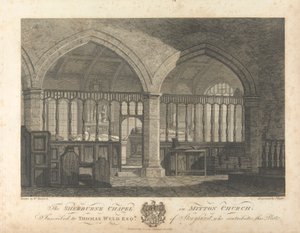 La Cappella Sherburne nella Chiesa di Mitton da James Basire