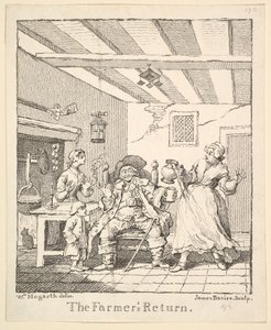Frontespizio a Il ritorno dei contadini, marzo 1762 da James Basire I
