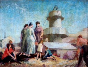 Il bruciatore di calce, c.1936 da James Bateman