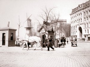 Uomo con cavallo, Rotterdam, 1898 da James Batkin