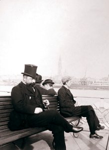 Passeggeri su un traghetto, Rotterdam da James Batkin
