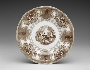 Piatto, c.1837-44 da James Beech