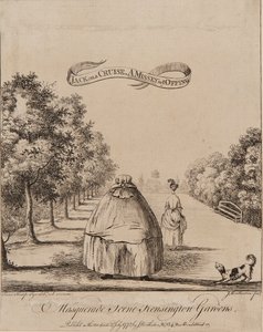 Scena di mascherata nei Giardini di Kensington da James Bretherton
