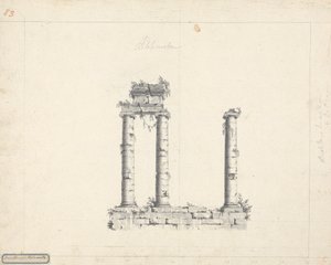 Tempio Ionico Ptolmeta da James Bruce