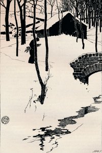 Cottage in un bosco, c1897