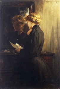 La lettera, 1910 da James Carroll Beckwith