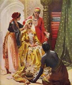 Una sposa adornata per il marito