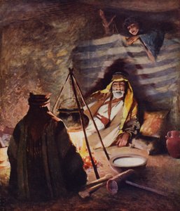 Una Casa di Capelli, Interno di una Tenda Beduina