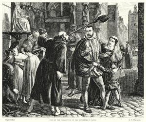 Tempo della persecuzione dei riformatori a Parigi da James Clarke Hook