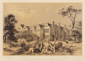 Sawston Hall, Cambridgeshire da James Dafforne