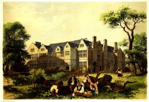 Sawston Hall, Cambridgeshire, 1848