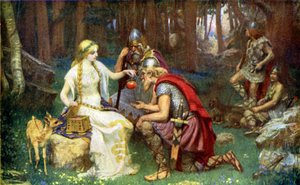 Dea Idunn e le mele della giovinezza da James Doyle Penrose