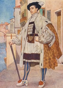 Il mercante di Venezia di Shakespeare: Bassanio da James Dromgole Linton