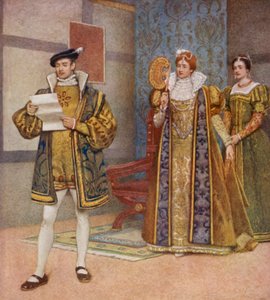 Il Mercante di Venezia di Shakespeare: Bassanio, Portia e Nerissa da James Dromgole Linton
