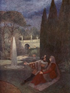 Il mercante di Venezia di Shakespeare: Lorenzo e Jessica da James Dromgole Linton