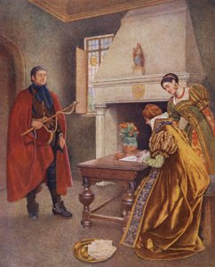 Il mercante di Venezia di Shakespeare: Portia, Nerissa e Balthazar da James Dromgole Linton