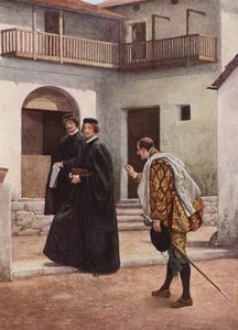 Il mercante di Venezia di Shakespeare: Portia, Nerissa e Gratiano da James Dromgole Linton