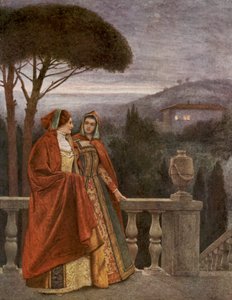 Il mercante di Venezia di Shakespeare: Portia e Nerissa da James Dromgole Linton