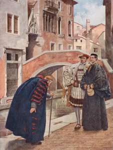 Il Mercante di Venezia di Shakespeare: Shylock, Bassanio e Antonio da James Dromgole Linton