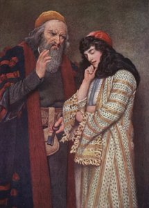 Il Mercante di Venezia di Shakespeare: Shylock e Jessica da James Dromgole Linton