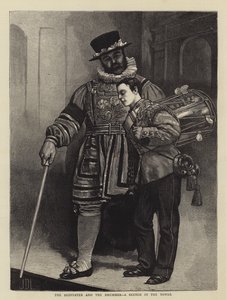 Il Beefeater e il Tamburino, uno schizzo nella Torre