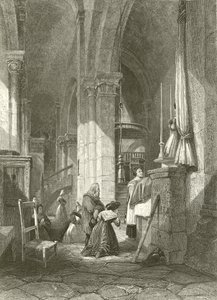 Chiesa di Polignac, Alvernia da James Duffield Harding