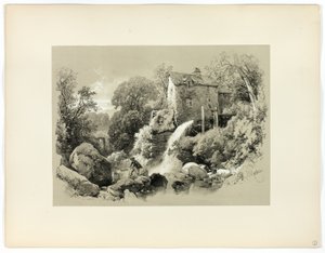 Pandy Mill, da Selezioni pittoresche da James Duffield Harding