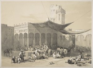 Soldati Sikh del Panjab che ricevono la paga al Royal Durbar, Lahore da James Duffield Harding
