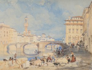 Ponte Santa Trinità, Firenze, prima del 1832