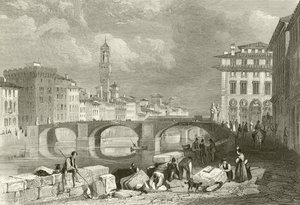 Il Ponte di Santa Trinita da James Duffield Harding