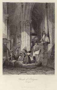 La chiesa di Polignac in Alvernia da James Duffield Harding