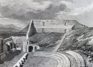 Teatro Tragico, 1828 da James Duffield Harding