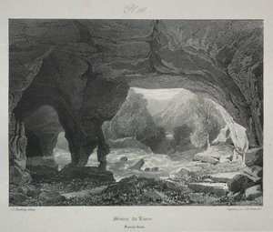 Viaggi pittoreschi e romantici nella vecchia Francia. Franche-Comté: Fonte del Lison da James Duffield Harding