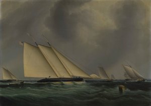 Regata di yacht da James E. Buttersworth